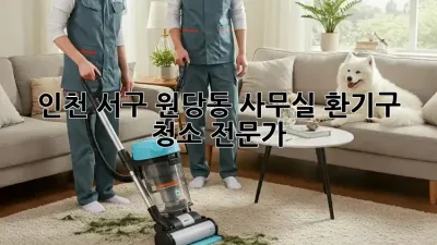 인천 서구 원당동 사무실 환기구 청소 전문가